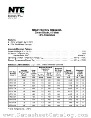 NTE5203A datasheet pdf NTE Electronics