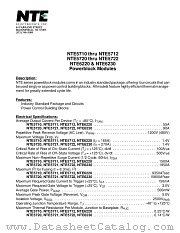 NTE5721 datasheet pdf NTE Electronics
