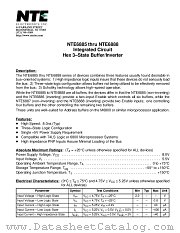 NTE6886 datasheet pdf NTE Electronics