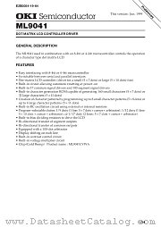 ML9041CVWA datasheet pdf OKI electronic components