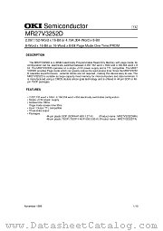 MR27V3252DMA datasheet pdf OKI electronic components