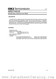 MR27V401DMA datasheet pdf OKI electronic components