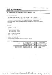MSC23109D-70BS3 datasheet pdf OKI electronic components