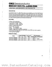 MSC23132C-80DS8 datasheet pdf OKI electronic components