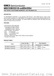 MSC23B2321D-60DS4 datasheet pdf OKI electronic components