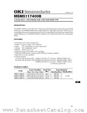 MSM5117400B-60SJ datasheet pdf OKI electronic components