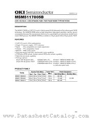 MSM5117805B-60TS-L datasheet pdf OKI electronic components