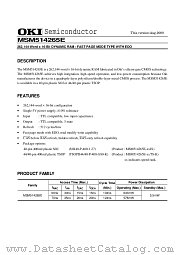 MSM514265E60JS datasheet pdf OKI electronic components