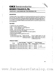 MSM51V4400L-60TS-K datasheet pdf OKI electronic components