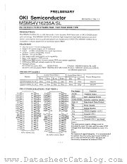 MSM54V16255A-40JS datasheet pdf OKI electronic components