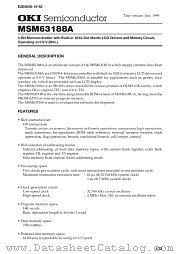 MSM63188A-XXXGS-BK datasheet pdf OKI electronic components