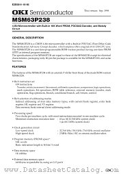 MSM63P238-XXXGS-BK datasheet pdf OKI electronic components