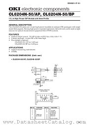 OL6204N-50_BP datasheet pdf OKI electronic components
