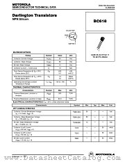 BC618RL datasheet pdf ON Semiconductor