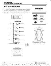 MC10195L datasheet pdf ON Semiconductor