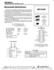 MC10198P datasheet pdf ON Semiconductor