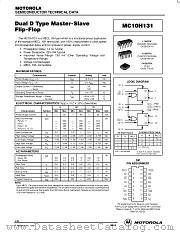 MC10H131MR2 datasheet pdf ON Semiconductor
