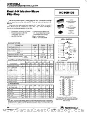 MC10H135L datasheet pdf ON Semiconductor
