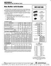 MC10H188MR1 datasheet pdf ON Semiconductor