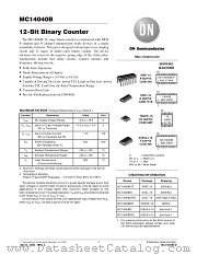 MC14040BFL2 datasheet pdf ON Semiconductor