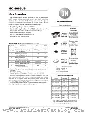 MC14069UBFL1 datasheet pdf ON Semiconductor