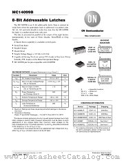 MC14099BFL1 datasheet pdf ON Semiconductor