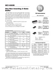 MC14503BFR1 datasheet pdf ON Semiconductor