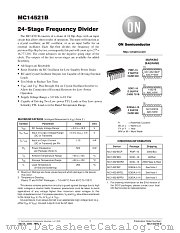 MC14521BFL1 datasheet pdf ON Semiconductor