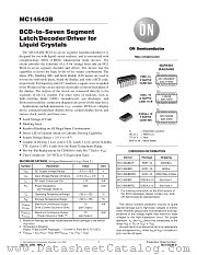 MC14543BFL1 datasheet pdf ON Semiconductor