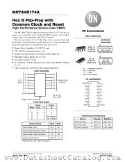 MC74HC174AFR2 datasheet pdf ON Semiconductor