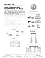 MC74HC175AFL2 datasheet pdf ON Semiconductor