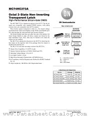 MC74HC373AFL1 datasheet pdf ON Semiconductor