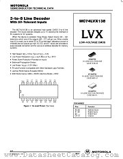 MC74LVX138DT datasheet pdf ON Semiconductor