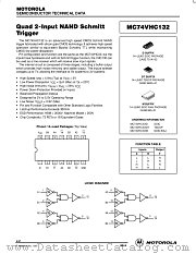 MC74VHC132ML1 datasheet pdf ON Semiconductor