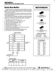 MC74VHC244ML1 datasheet pdf ON Semiconductor