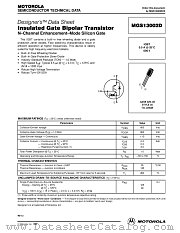 MGS13002D datasheet pdf ON Semiconductor