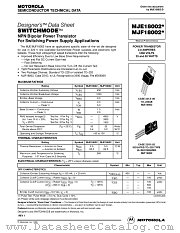 MJF18002 datasheet pdf ON Semiconductor