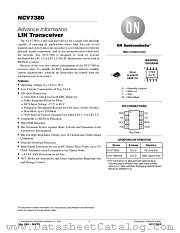 NCV7380D datasheet pdf ON Semiconductor
