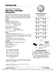 NUF6401MNT1G datasheet pdf ON Semiconductor