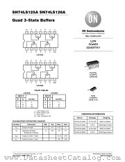 SN74LS126AM datasheet pdf ON Semiconductor