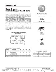 SN74LS132M datasheet pdf ON Semiconductor