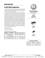 SN74LS166ML1 datasheet pdf ON Semiconductor