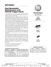 SN74LS221M datasheet pdf ON Semiconductor