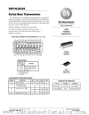 SN74LS245ML2 datasheet pdf ON Semiconductor