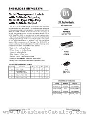 SN74LS374H datasheet pdf ON Semiconductor