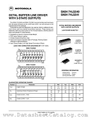 SN74LS541H datasheet pdf ON Semiconductor