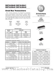 SN74LS641DWR2 datasheet pdf ON Semiconductor