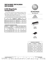 SN74LS684MEL datasheet pdf ON Semiconductor
