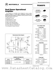 TCA0372DM2 datasheet pdf ON Semiconductor