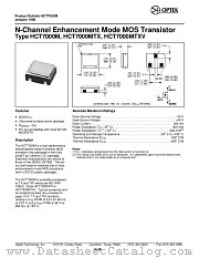 HCT7000MTXV datasheet pdf Optek Technology